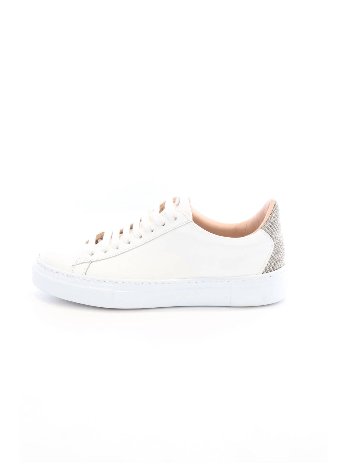 FABIANA FILIPPI SNEAKERS IN PELLE COLORE BIANCO