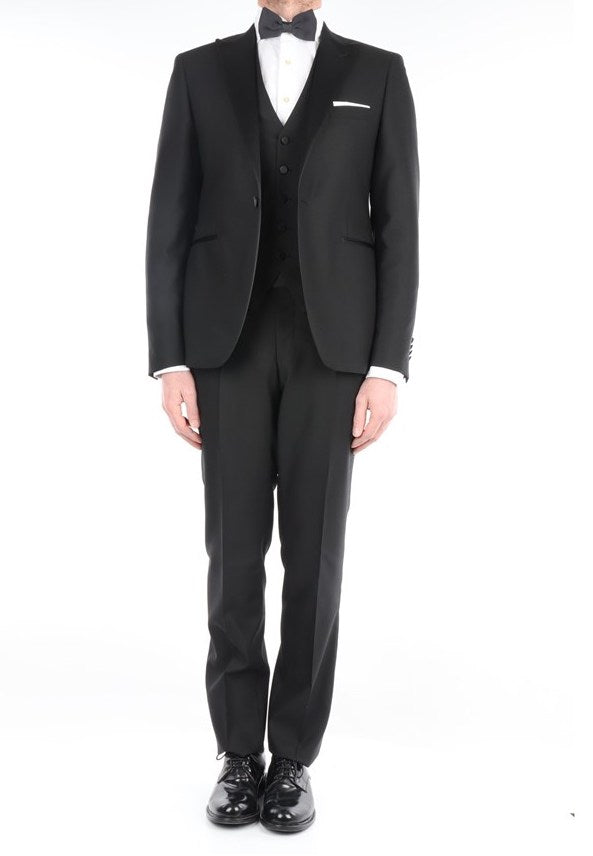 TAGLIATORE ABITO IN LANA VERGINE NERO