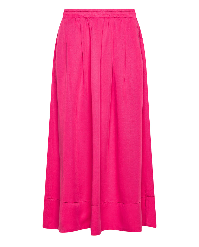 SUN68 DONNA GONNA LONG SKIRT FLUID FUXIA