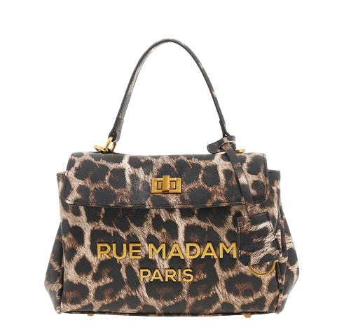 RUE MADAM PARIS MINI TOTE LES JOURS XS LEOPARD