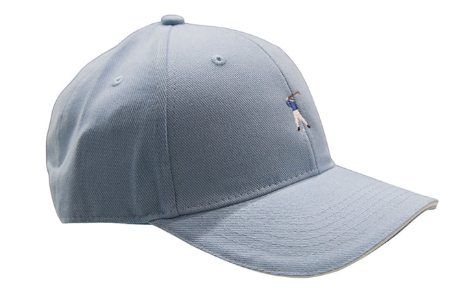 MARK MIDOR CAPPELLINO RICAMO COLORE LIGHT BLU WHITE