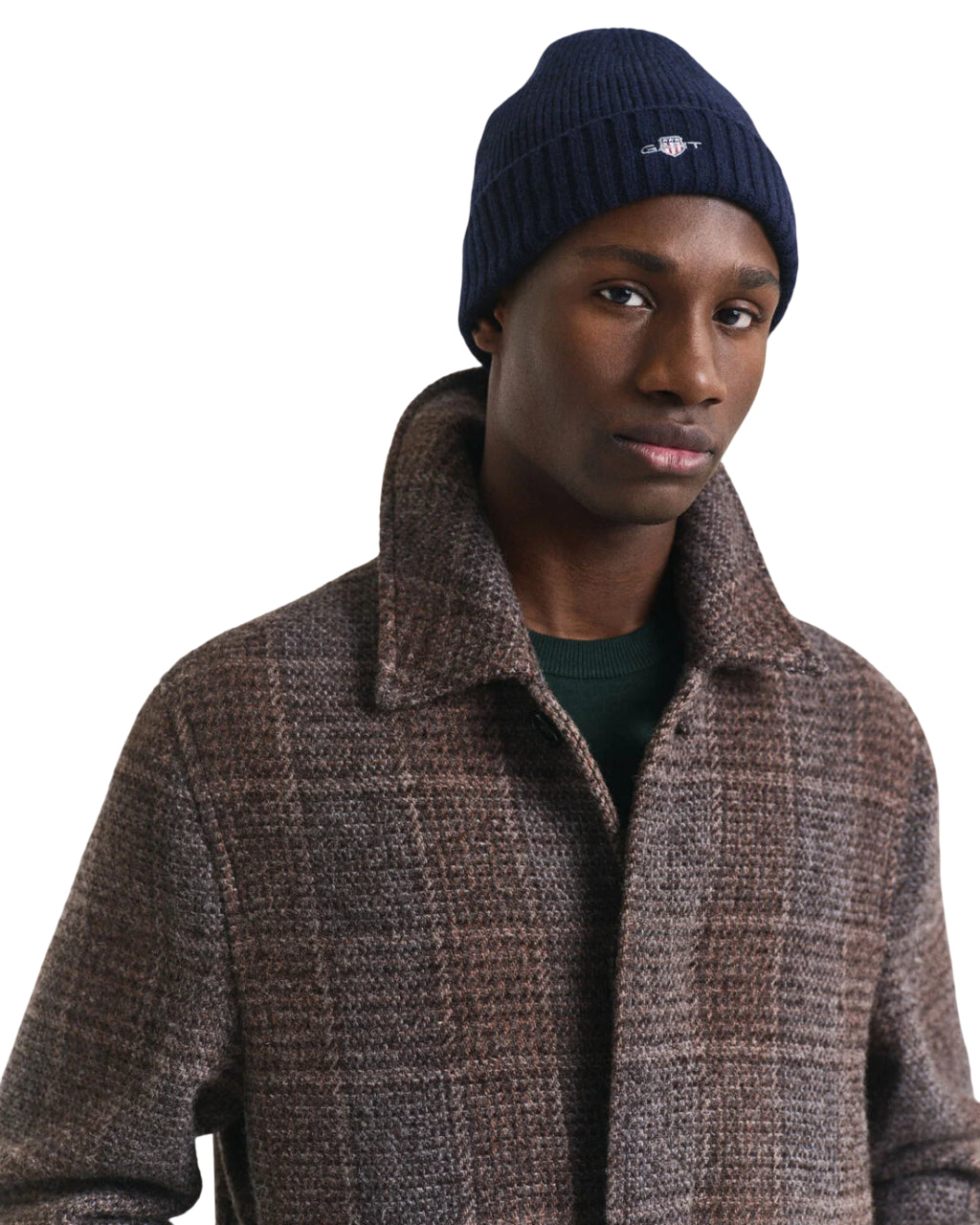 GANT BERRETTO UOMO IN LANA SHIELD BLU MARINE