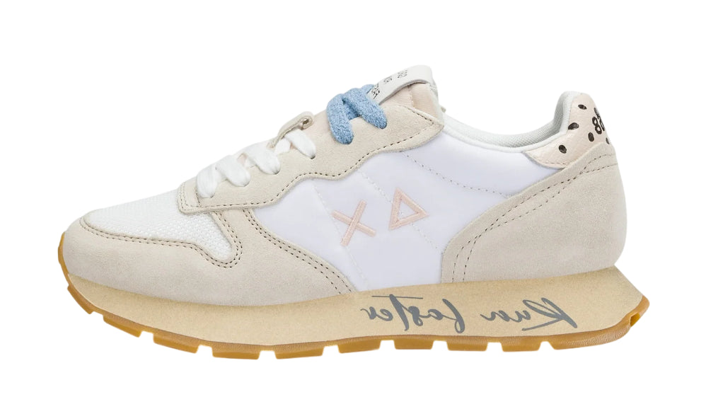 SUN68 SNEAKERS DONNA ALLY VINTAGE BIANCO PANNA 31