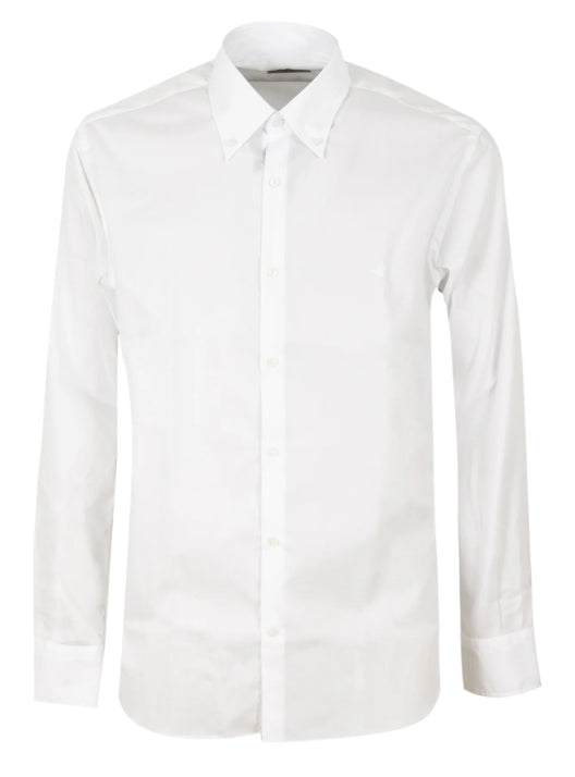 BROOKSFIELD CAMICIA CLASSICA BUTTON DOWN COTONE BIANCO