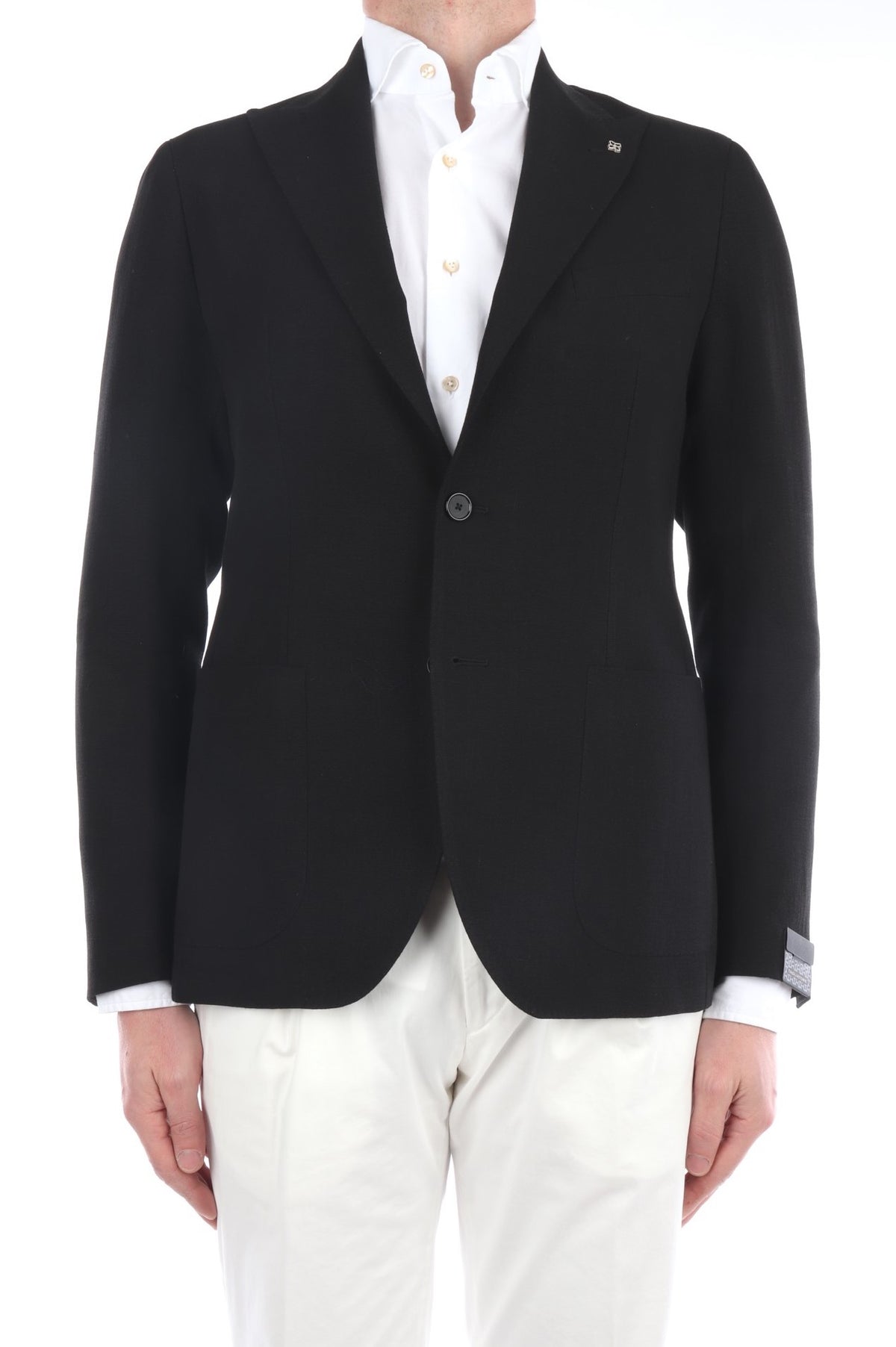 TAGLIATORE GIACCA MONOPETTO IN LINO COLORE NERO