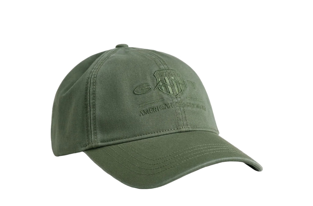GANT CAPPELLO TONAL SHIELD PINE GREEN