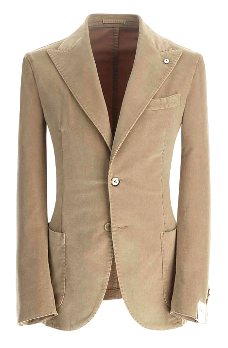 LBM 1911 GIACCA STEVE TINTO CAPO MONOPETTO BEIGE