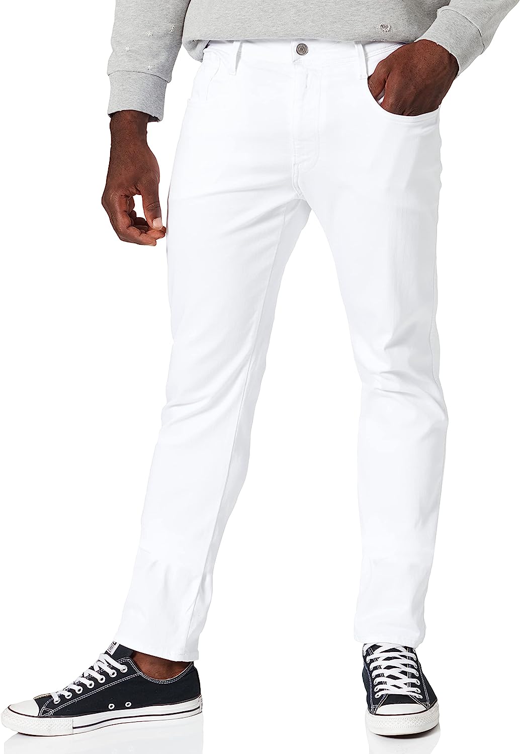 JEANS HYPERFLEX BIANCO