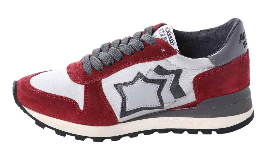 ATLANTIC STARS SNEAKERS ALHENA BORDEAUX GRIGIO