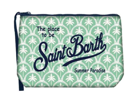 MC2 SAINT BARTH POCHETTE ALINE FANTASIA VERDE