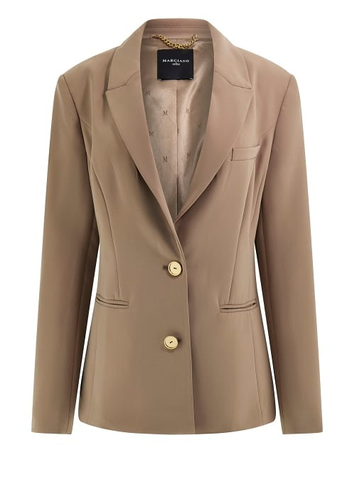 MARCIANO BY GUESS FITTED BLAZER COLORE BUFF TAUPE