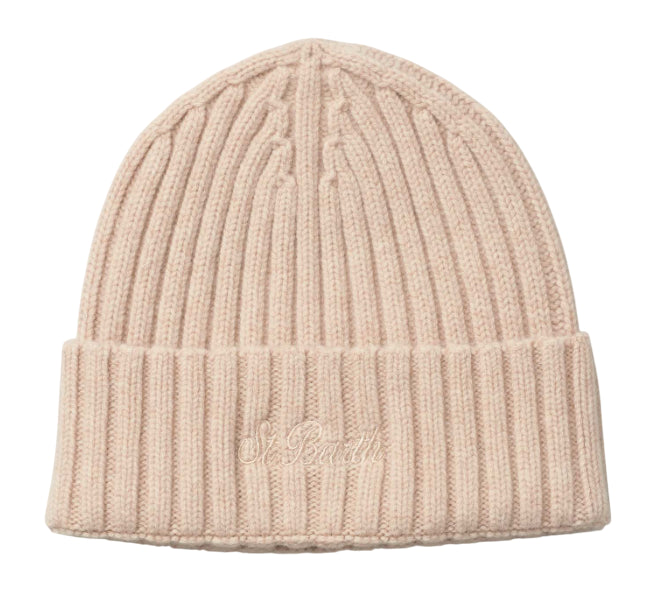 MC2 SAINT BARTH BERRETTO UOMO WENGEN WOOL IN LANA BEIGE