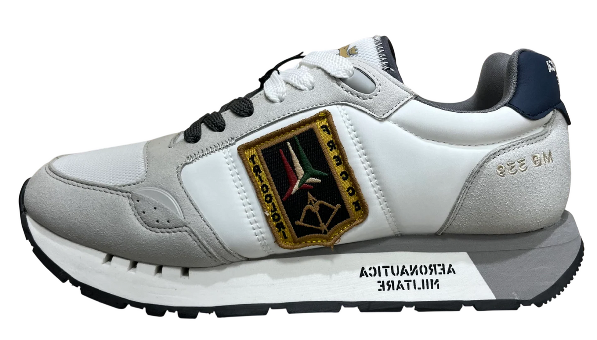 AERONAUTICA MILITARE SNEAKERS FRECCE TRICOLORI OFF WHITE