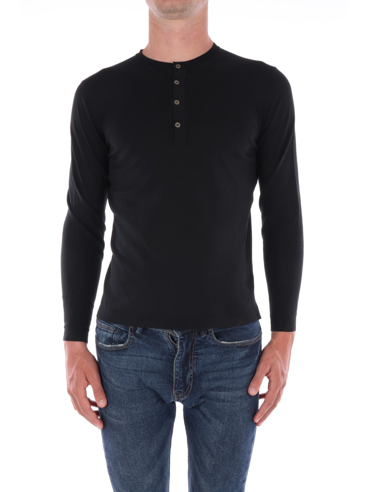 Filippo de Laurentis maglia nera da uomo