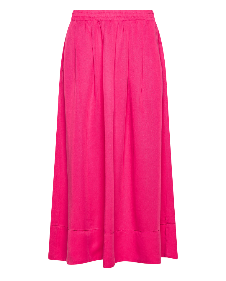 SUN68 DONNA GONNA LONG SKIRT FLUID FUXIA