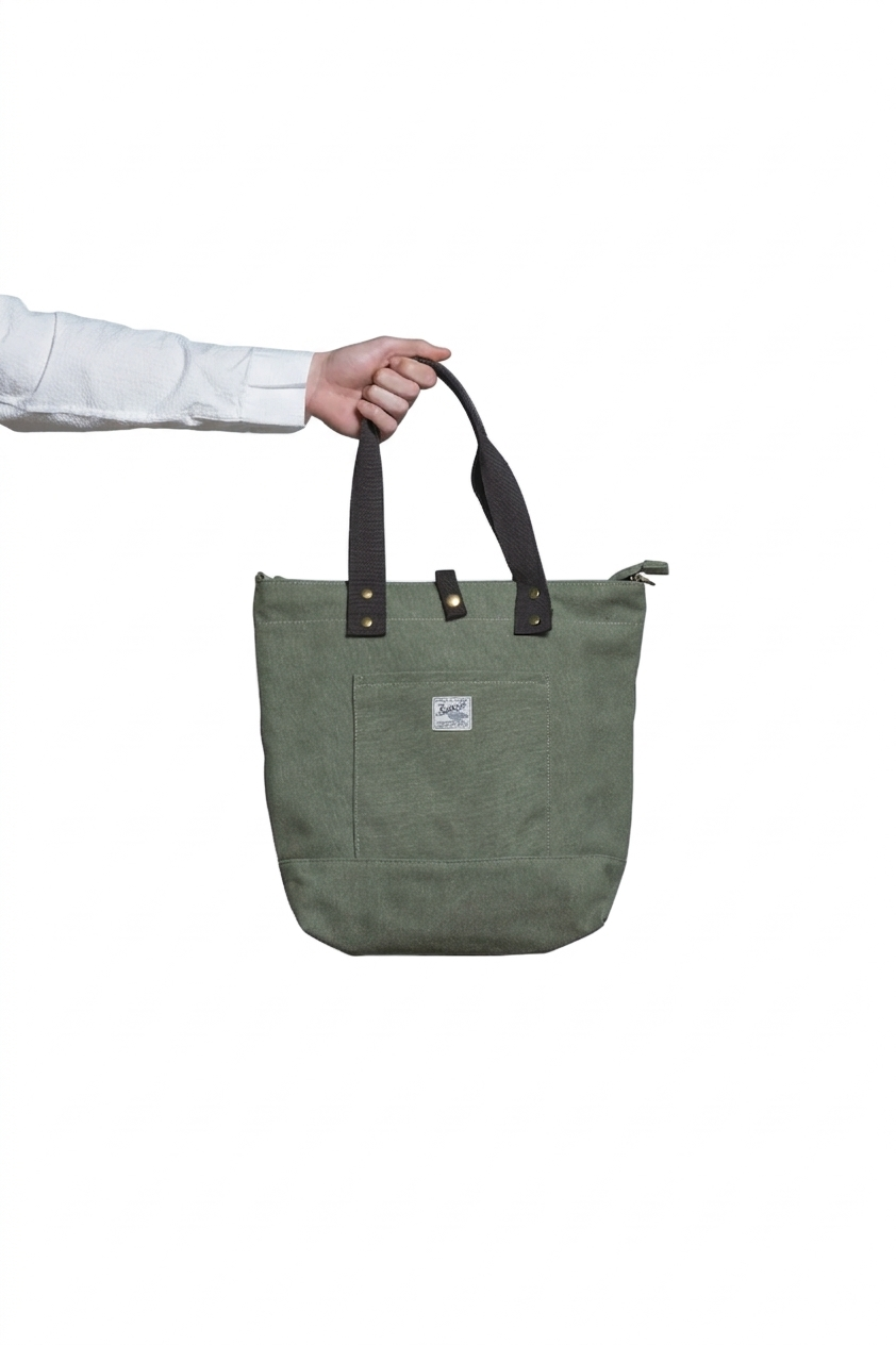 IMPURE BORSA KYLE IN CANVAS COLORE MILITARY GREEN