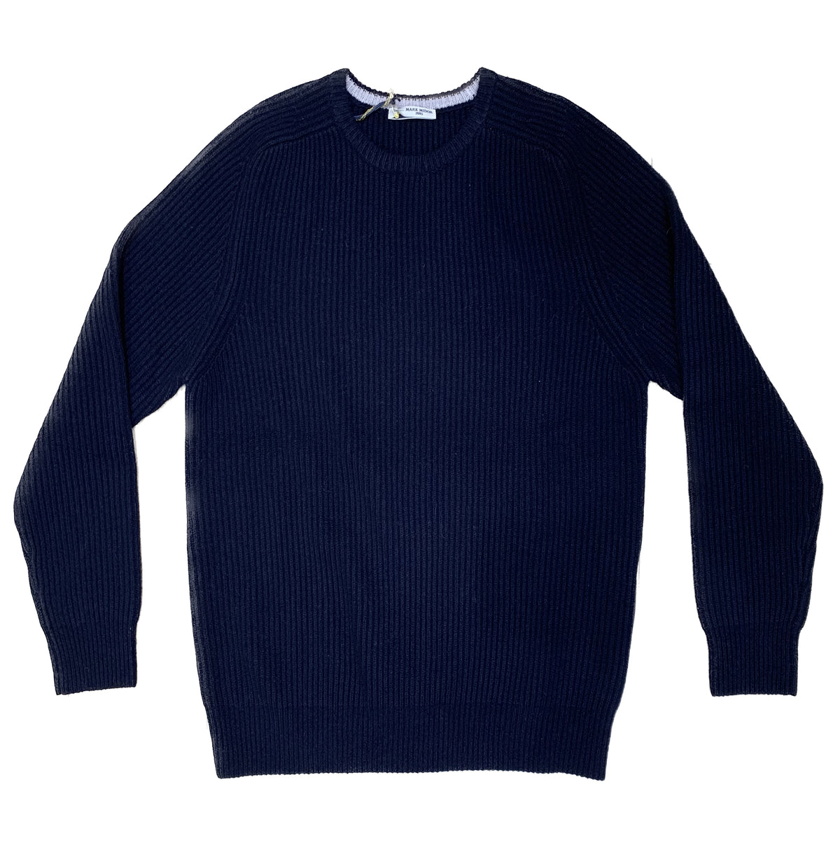 MARK MIDOR GIROCOLLO IN PURO  CASHMERE BLU