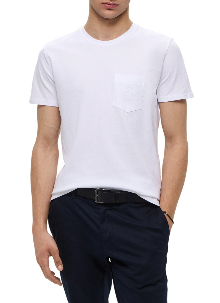 LA MARTINA T-SHIRT TUAN IN COTONE JERSEY REGULAR FIT OPTIC WHITE