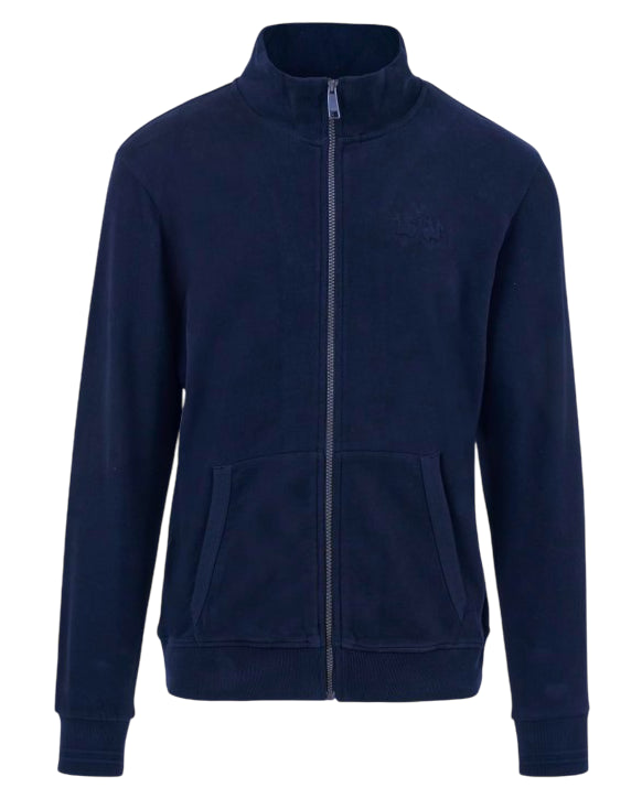 LA MARTINA FELPA FULL ZIP ZACHERIAH COLORE BLU NAVY