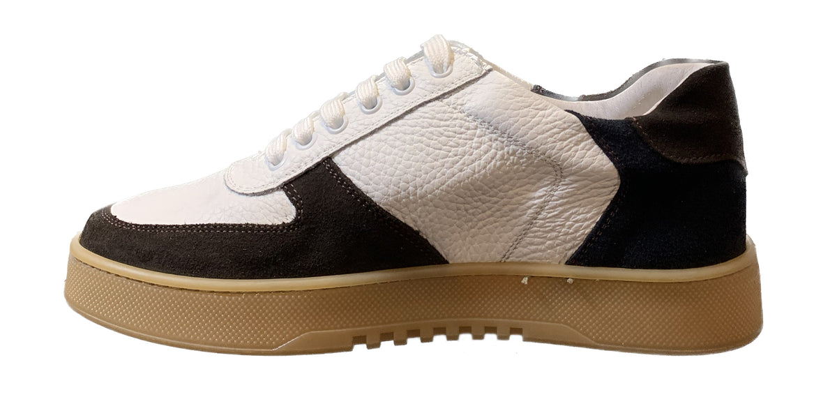 MARK MIDOR SNEAKERS BOTTOLATO BLU BIANCO E MARRONE