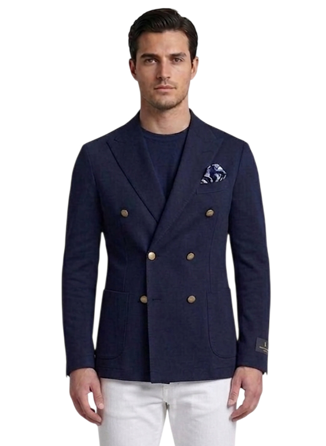 MARK MIDOR GIACCA DOPPIO PETTO COLORE BLU