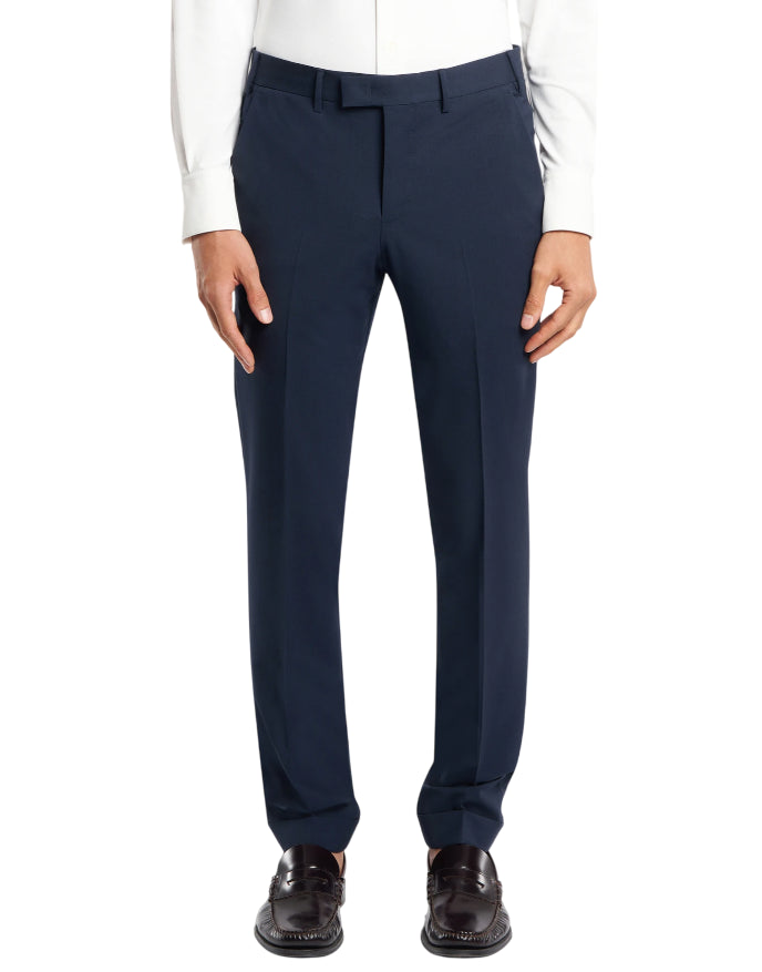 PT01 PANTALONI MASTER IN LANA BATAVIA BLU NAVY