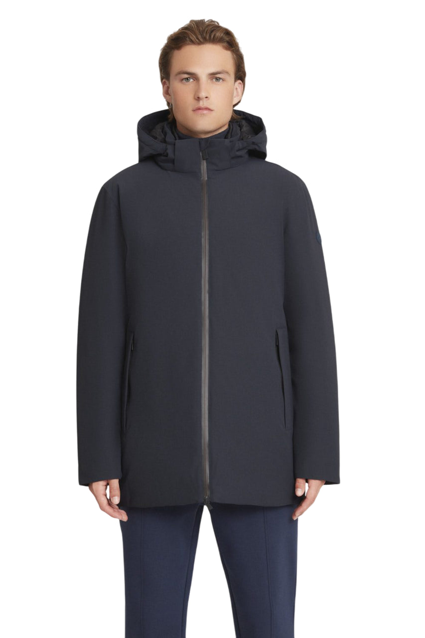 CIESSE PIUMINI GIACCA IMBOTTITA GANDAL IN SOFTSHELL BLU ECLIPSE