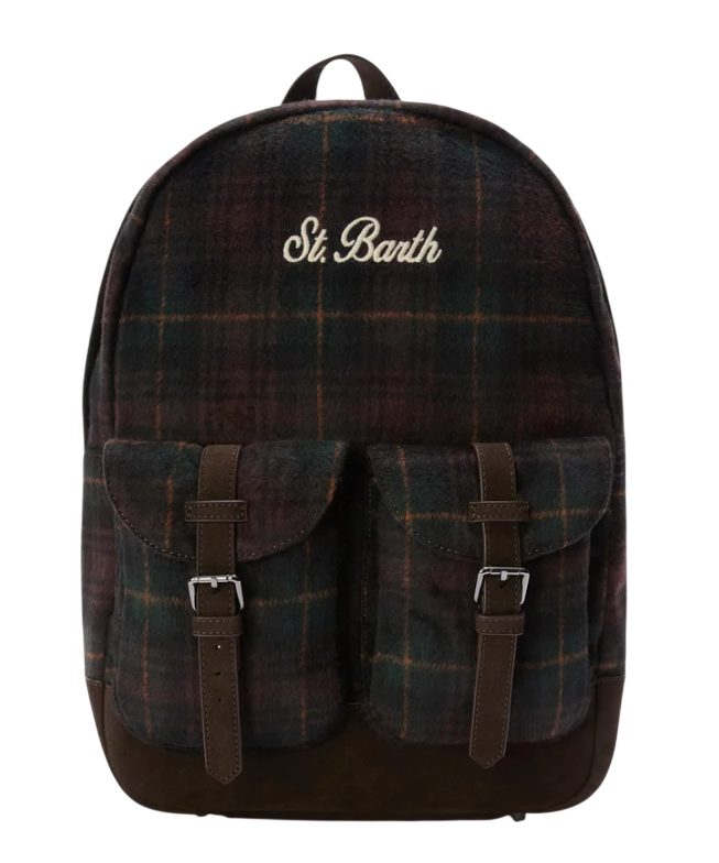 MC2 SAINT BARTH ZAINO CODY IN MISTO LANA CON MOTIVO TARTAN