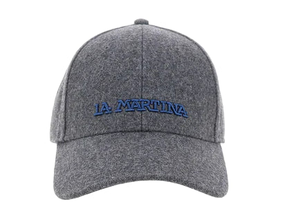 LA MARTINA CAPPELLINO BASEBALL UNISEX MISTO LANA GRAY