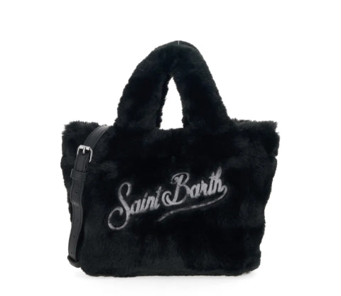 MC2 SAINT BARTH BORSA VANITY MINI SOFT FUR NERO