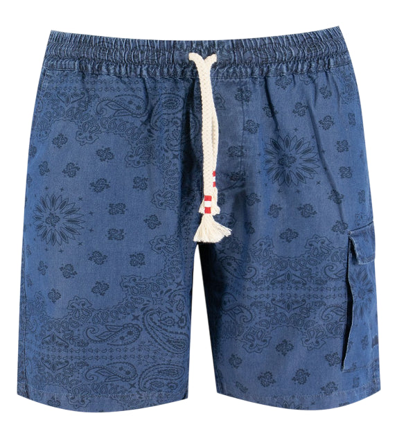 MC2 SAINT BARTH BERMUDA MARSEILLE CHAMBRAY BANDANNA ROUND