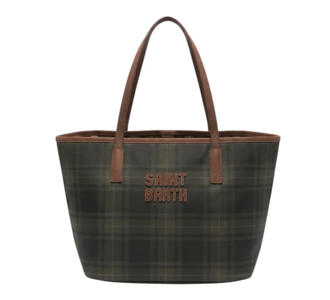 MC2 SAINT BARTH BORSA CITY MIDI WAX TARTAN