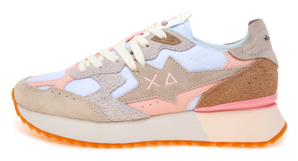 SUN68 SNEAKERS STARGIRL MULTICOLOR OPTION BIANCO