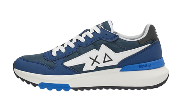 SUN68 SNEAKERS UOMO NIKI SOLID 2.0 NAVY BLUE