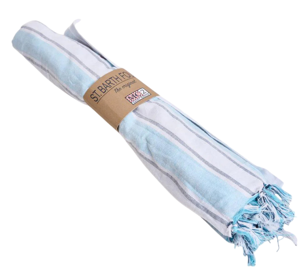 MC2 SAINT BARTH TELO MARE FOUTAS LIGHT STRISCE CELESTI E BLU