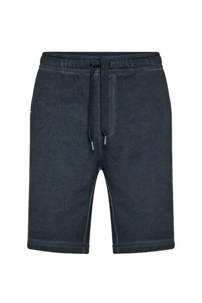 SUN 68 SHORT IN COTONE GARZATO TINTO CAPO COLORE BLU NAVY