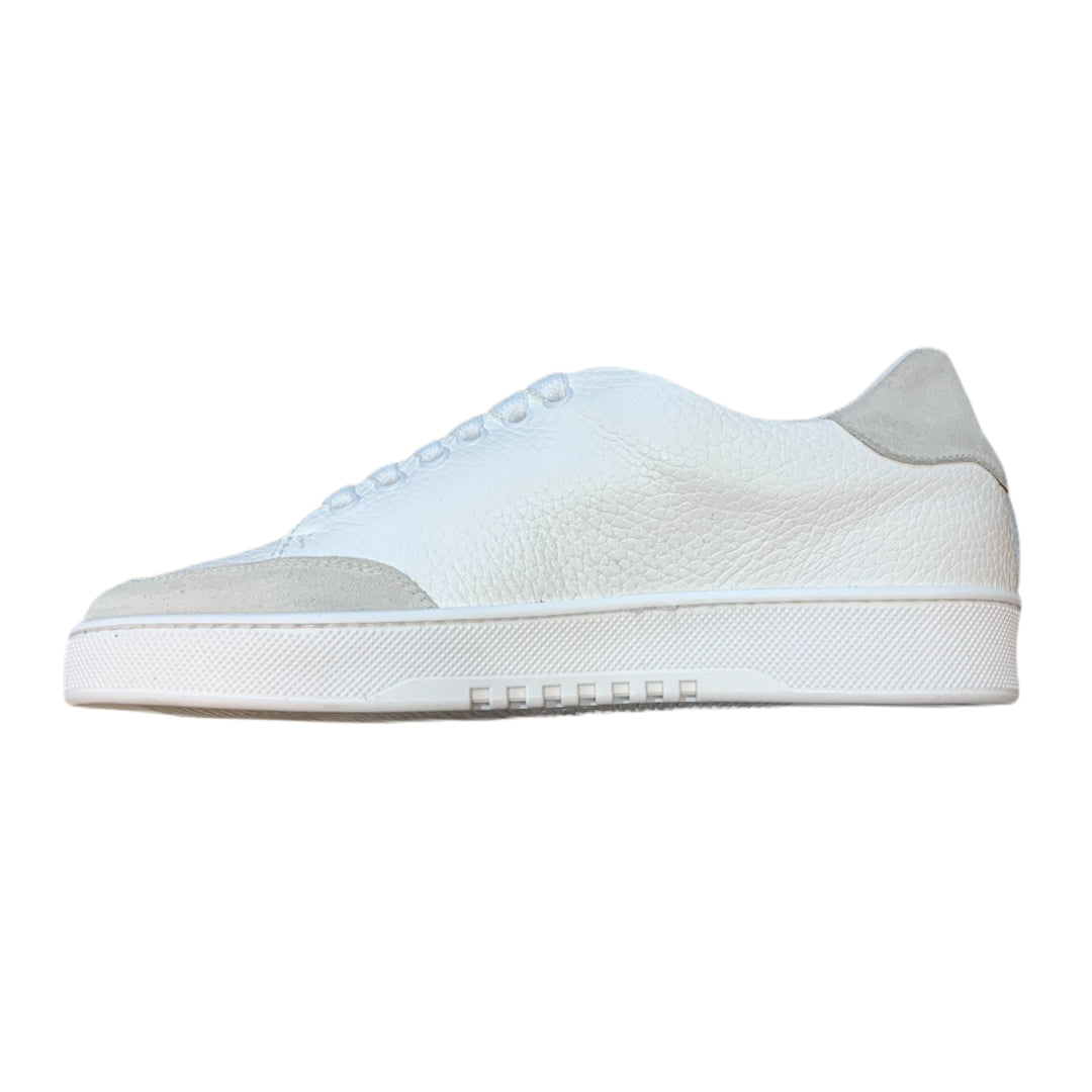 SNEAKERS IN PELLE BOTTOLATA  BIANCO & BEIGE