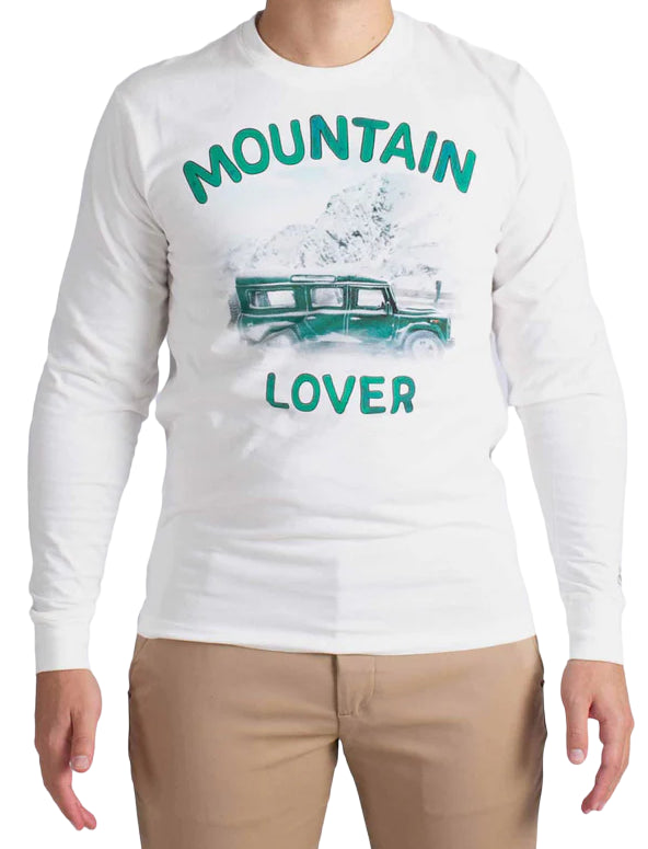 MC2 SAINT BARTH T-SHIRT LUTON MOUNTAIN LOVER BIANCO