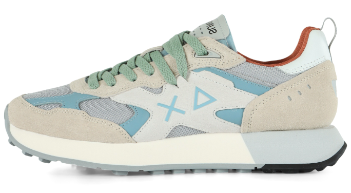 SUN68 SNEAKERS JAKI OUTDOOR 31 BIANCO PANNA