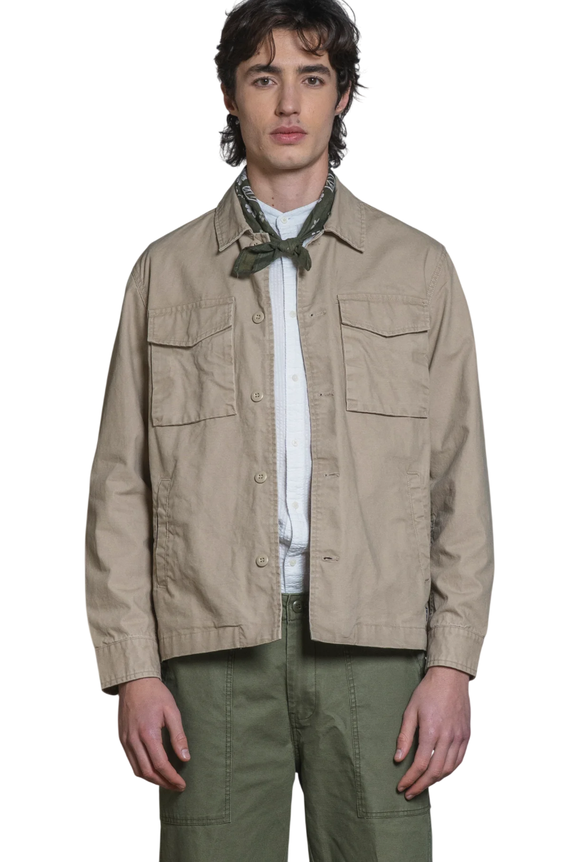 IMPURE GATOR OVERSHIRT JACKER COTTON DESERT