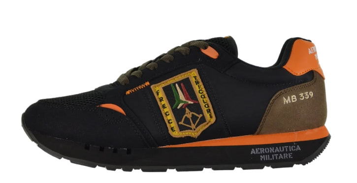 AERONAUTICA MILITARE SNEAKERS MB339 COLORE TAUPE ORANGE