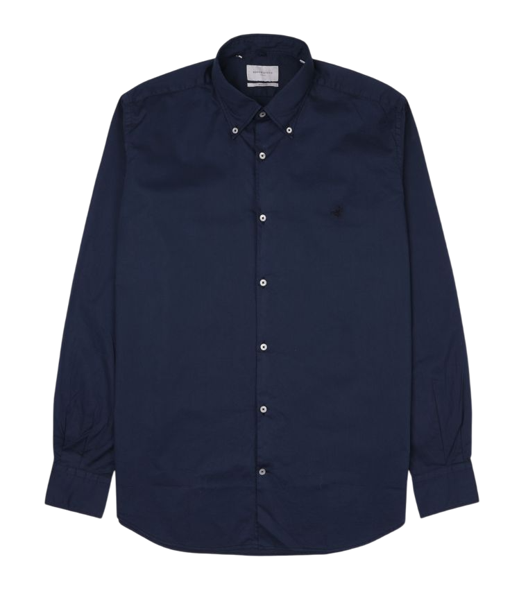 BROOKSFIELD CAMICIA UOMO BUTTON DOWN REGULAR FIT BLU NAVY