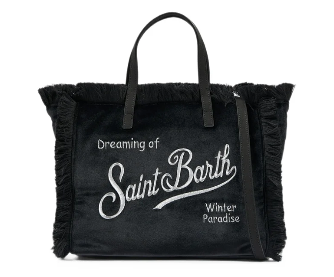MC2 SAINT BARTH BORSA COLETTE VELVET NERO