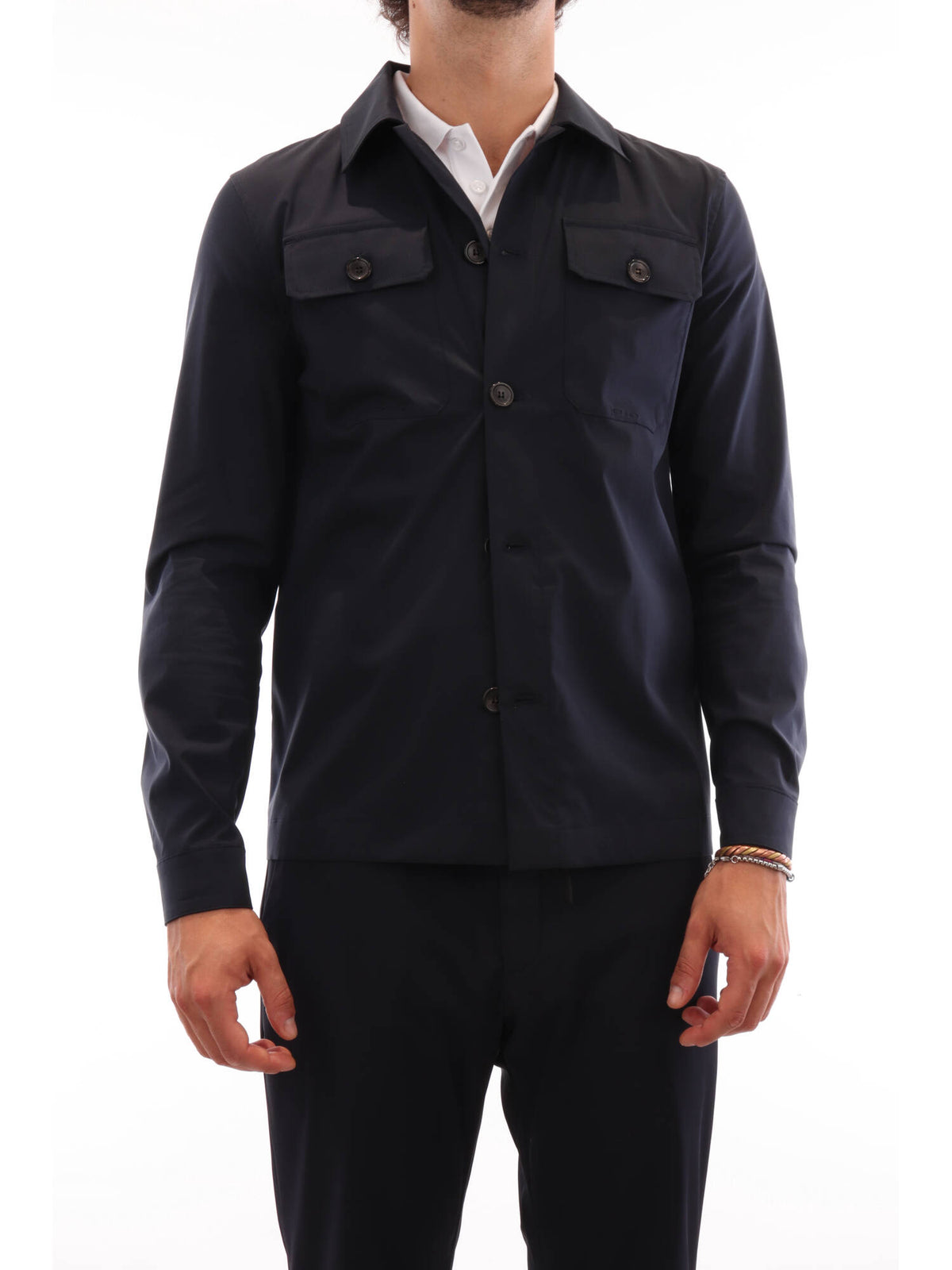 HIT ZONE GIACCA PIEMONTE IN TECNO POPELINE COLORE BLU NAVY