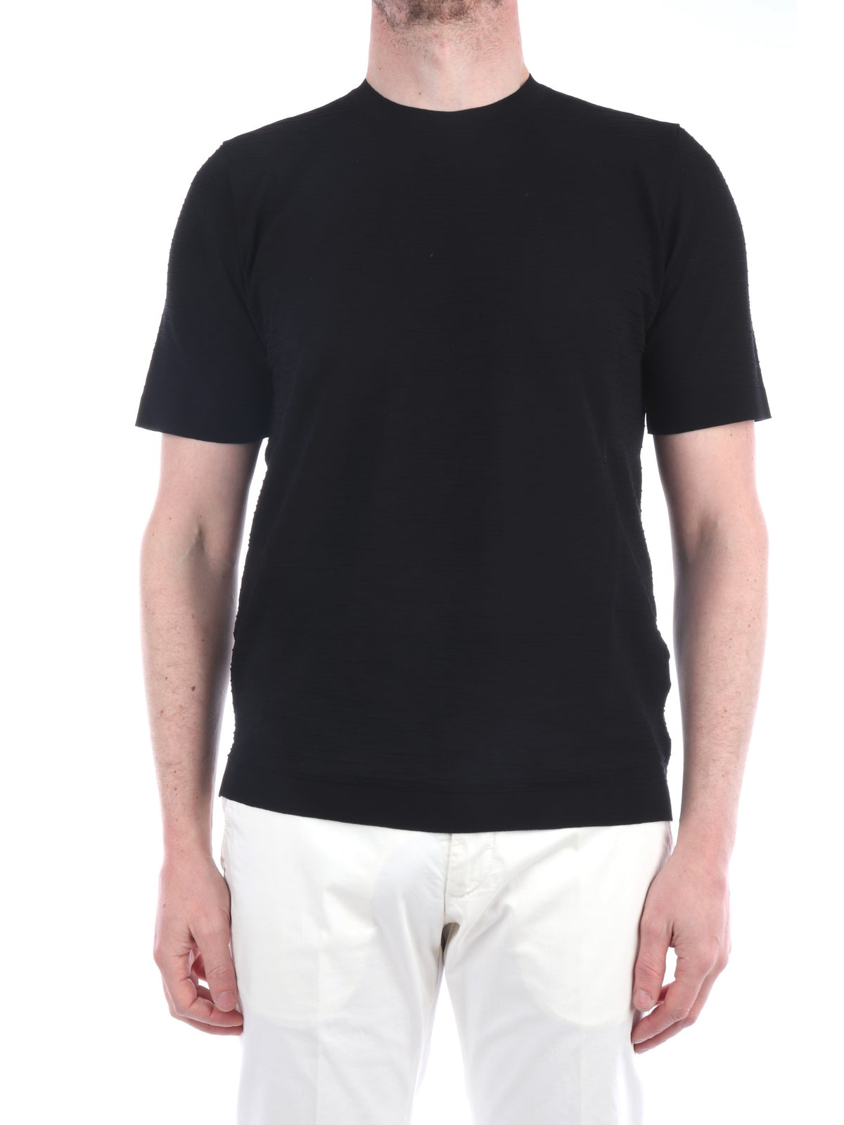 FILIPPO DE LAURENTIIS T-SHIRT UOMO COLORE NERO