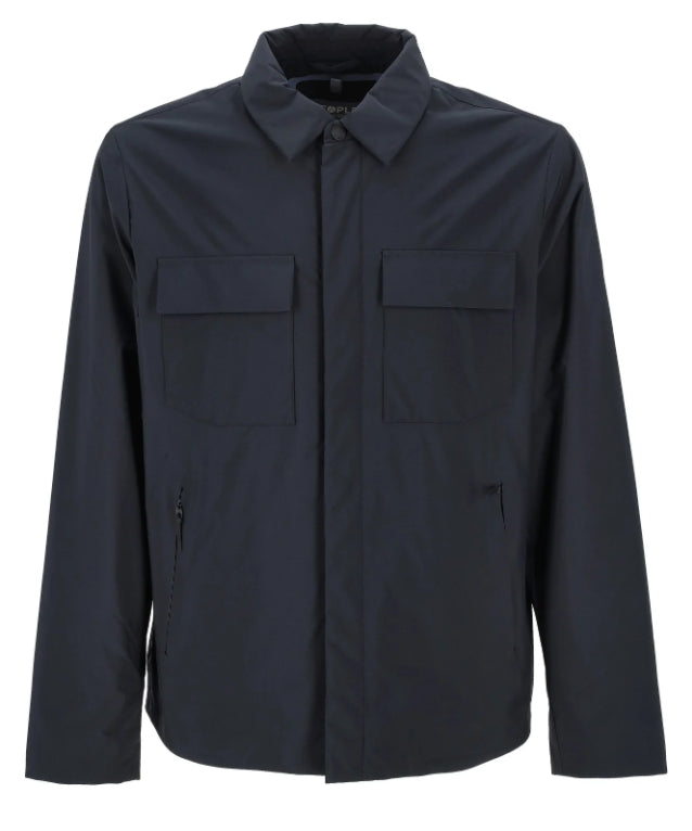PEOPLE OF SHIBUYA GIUBBINO OVERSHIRT KISO NAVY BLUE