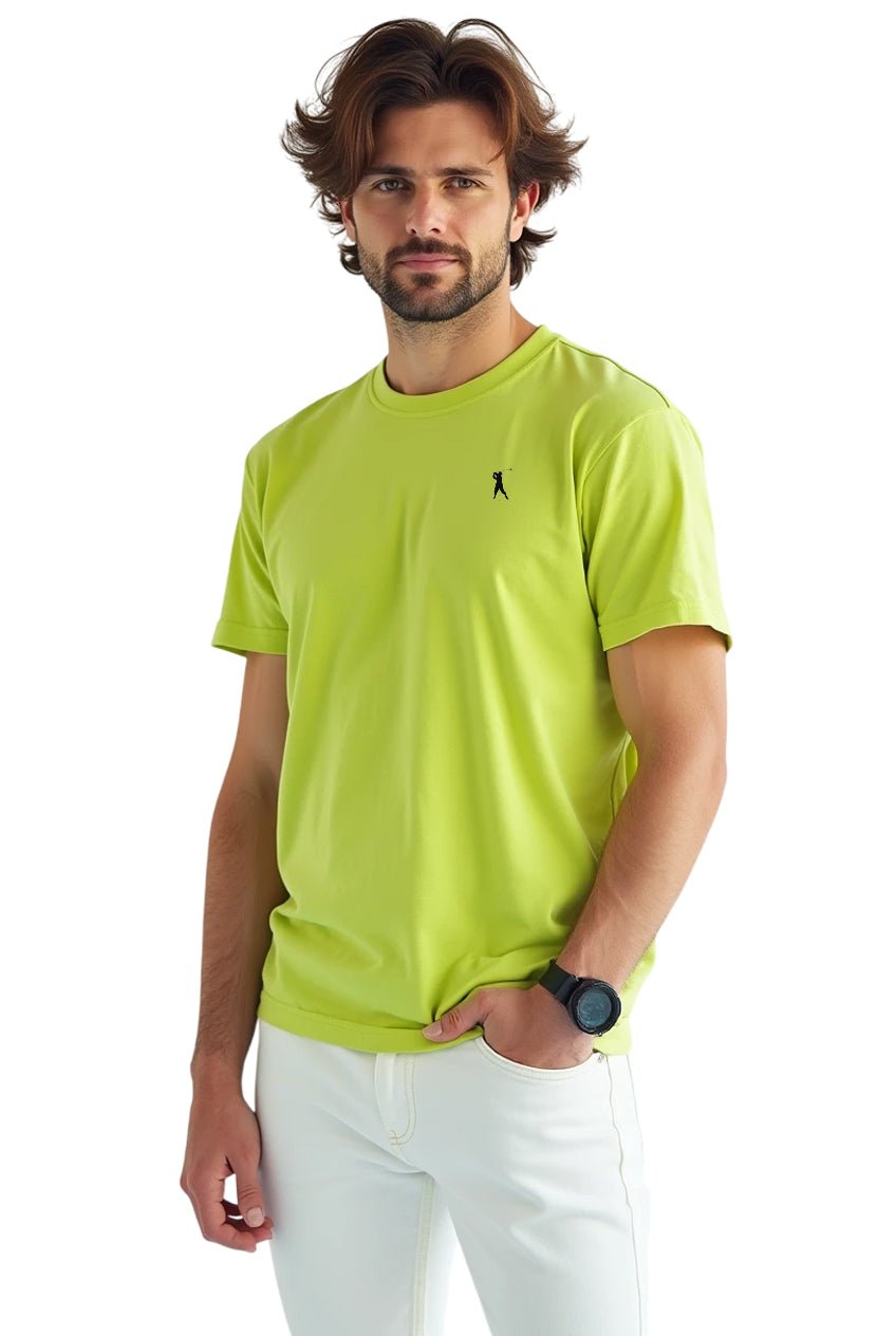 MARK MIDOR T-SHIRT IN MISTO COTONE COLORE LIME