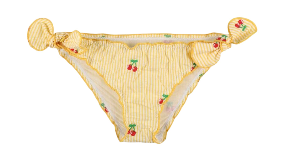 MC2 SAINT BARTH BIKINI SLIP MOON STAMPA CHERRY GIALLO
