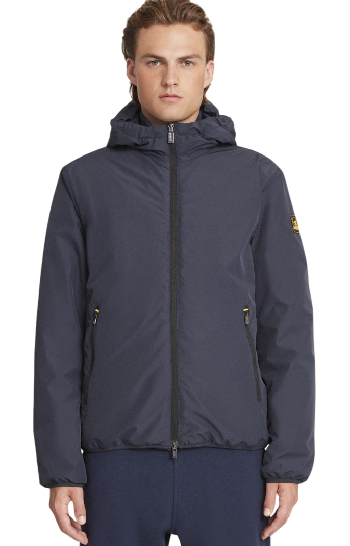 CIESSE PIUMINI GIUBBINO IMBOTTITO 80 GR CON CAPPUCCIO COLORE BLU