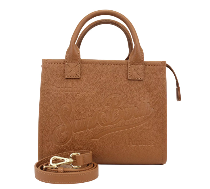 MC2 SAINT BARTH BORSA VANITY BAG MIDI GRAIN LEATHER
